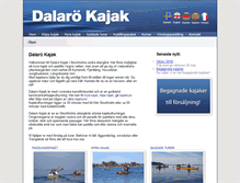 Tablet Screenshot of dalarokajak.se